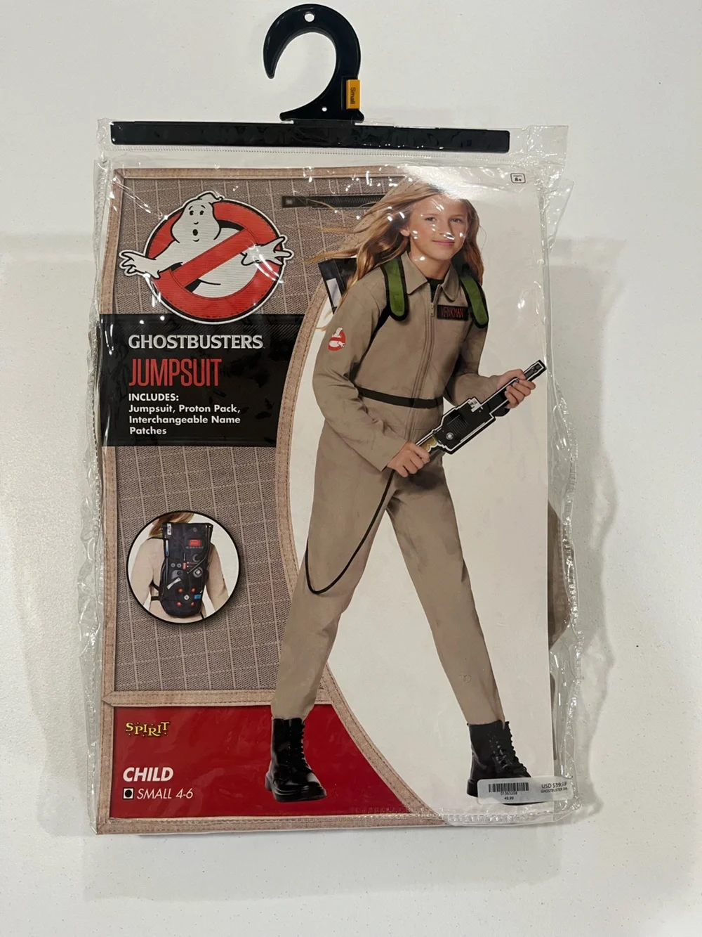 Ghost Buster’s Child Costume Size 4-6